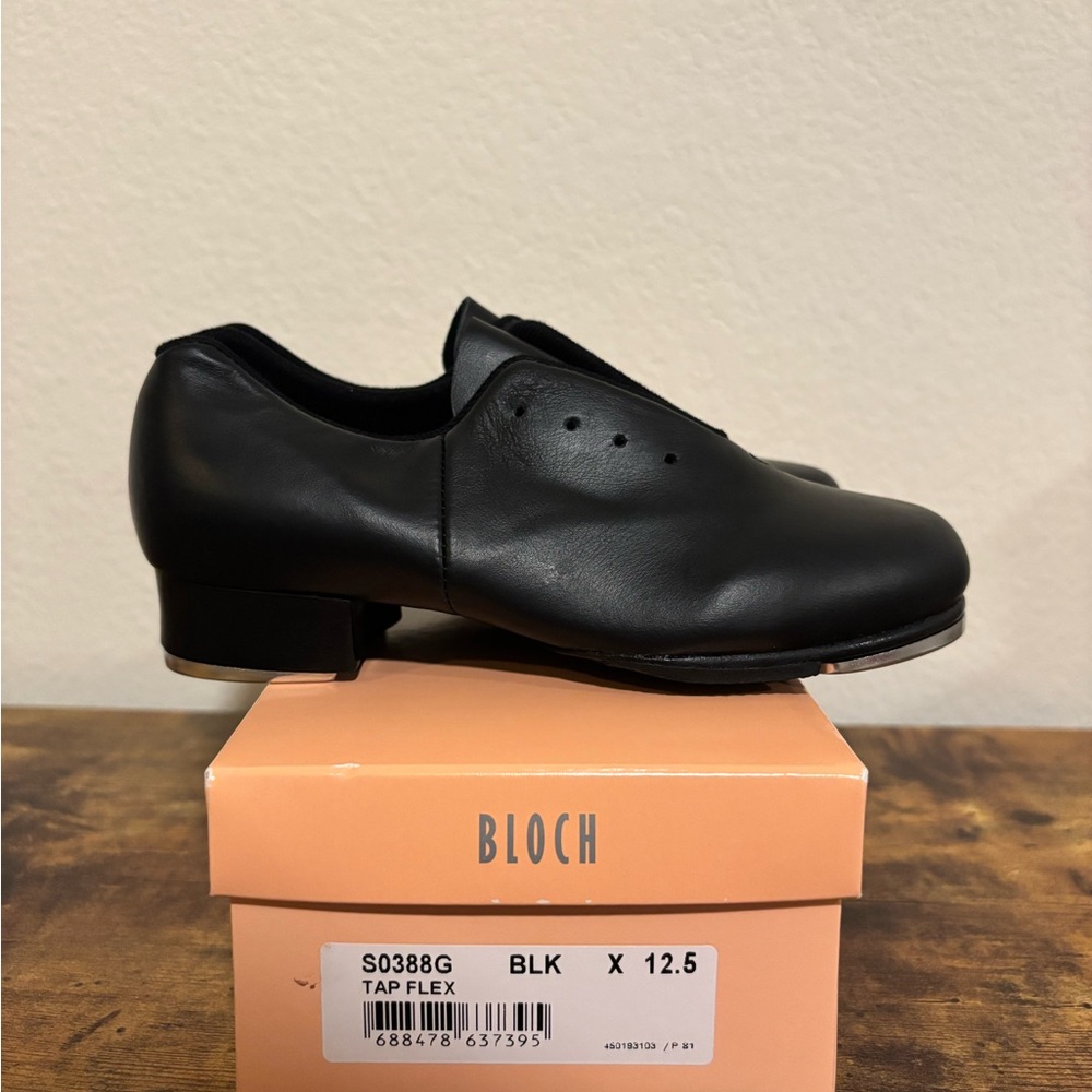 NWT Bloch Kids Girls Tap Flex Tap Shoe - Black